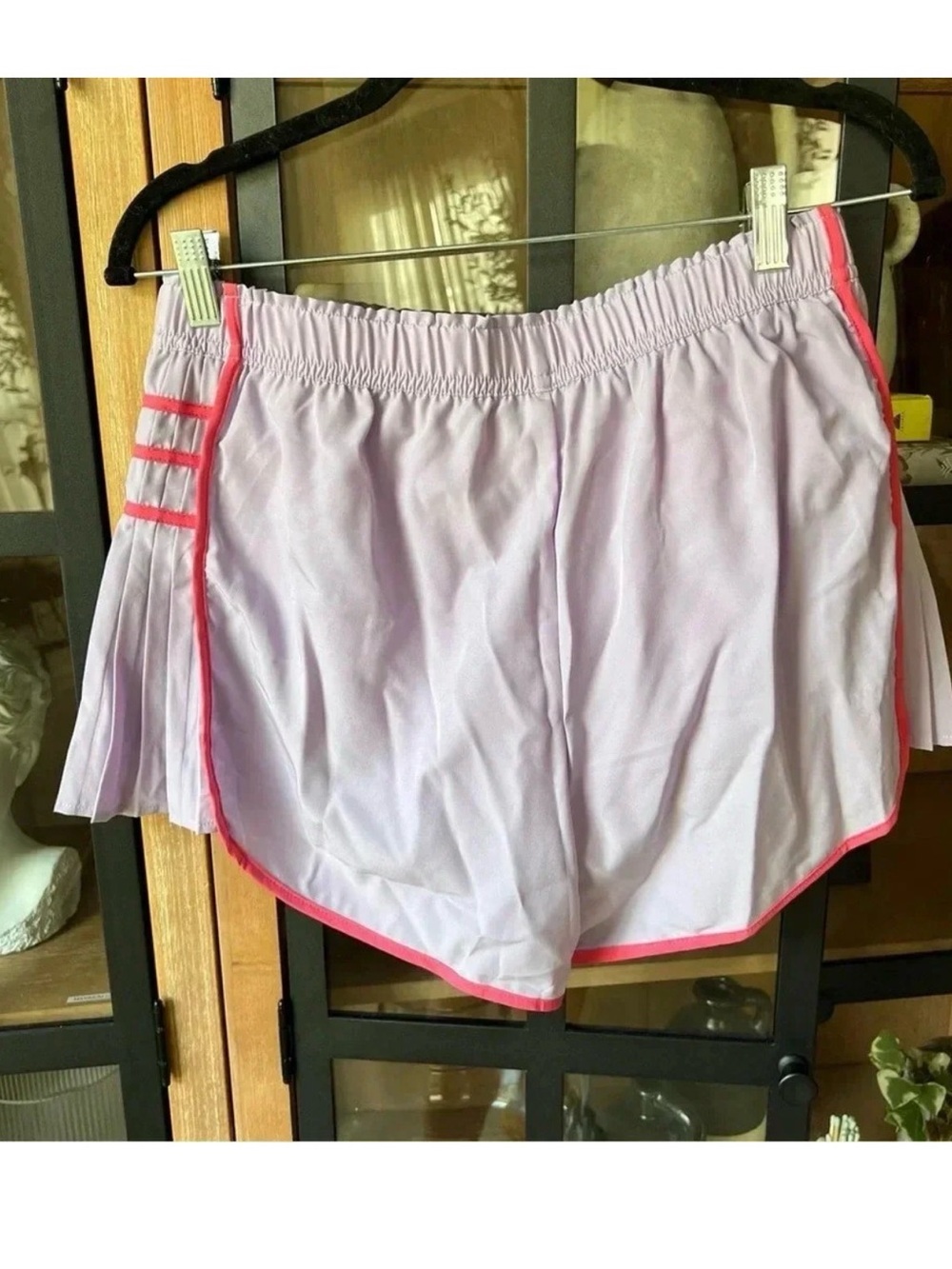 FP Movement by Free People Lavender Athletic Shorts with Pink Trim